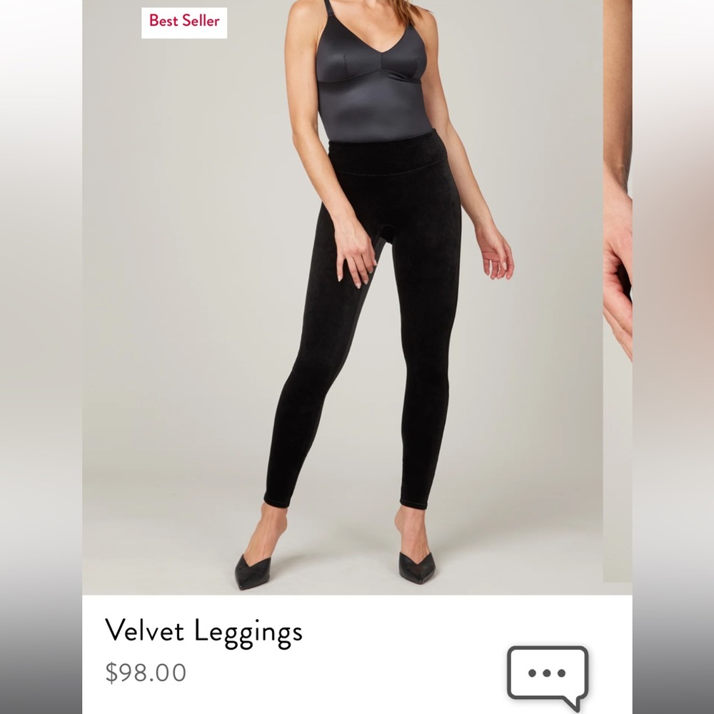 Spanx Velvet Leggings